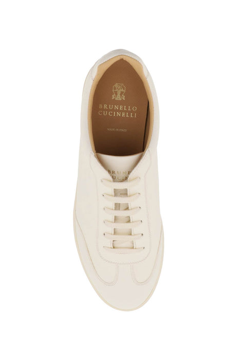 BRUNELLO CUCINELLI hammered leather sneakers