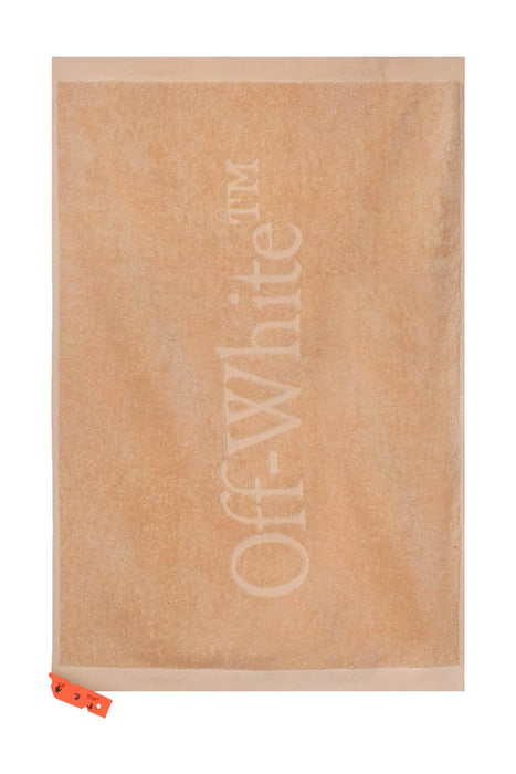 OFF-WHITE shower towel with logo