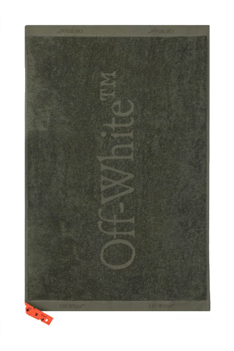 OFF-WHITE shower towel with logo