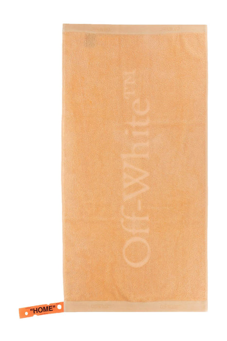 OFF-WHITE towel set with logo