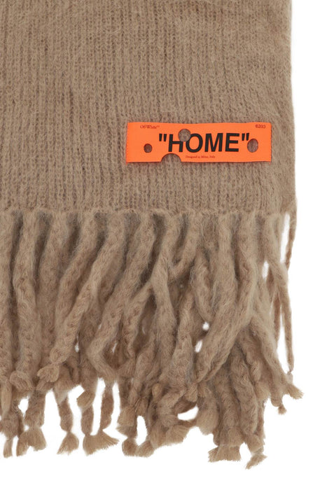 OFF-WHITE arrows' mohair and wool blanket