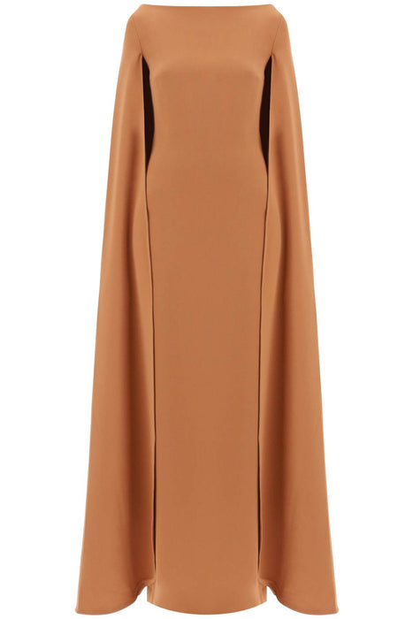 SOLACE LONDON maxi dress sadie with cape sleeves