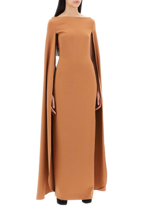 SOLACE LONDON maxi dress sadie with cape sleeves