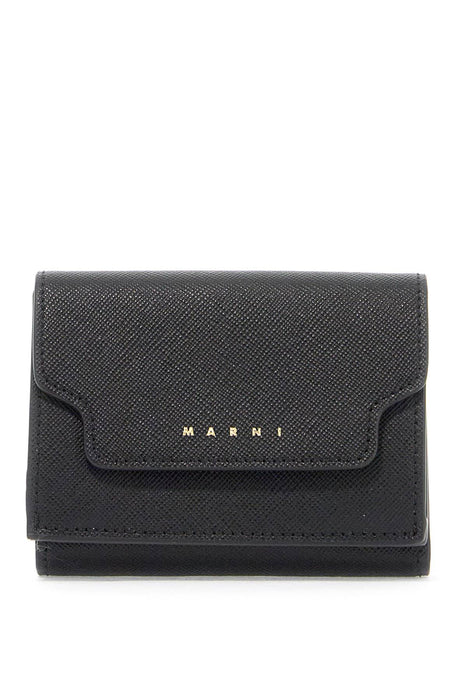 MARNI saffiano leather tri-fold wallet