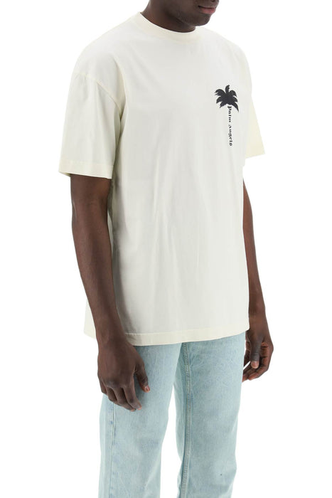 PALM ANGELS palm tree graphic t