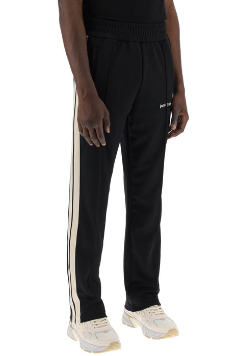 PALM ANGELS contrast band joggers with track in
