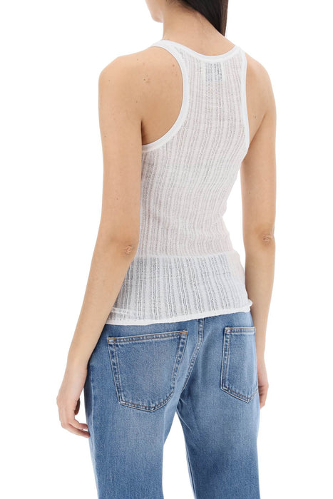 ISABEL MARANT "perforated knit top