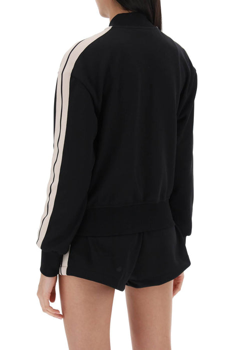 PALM ANGELS track sweatshirt with contrast bands