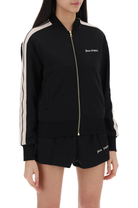 PALM ANGELS track sweatshirt with contrast bands
