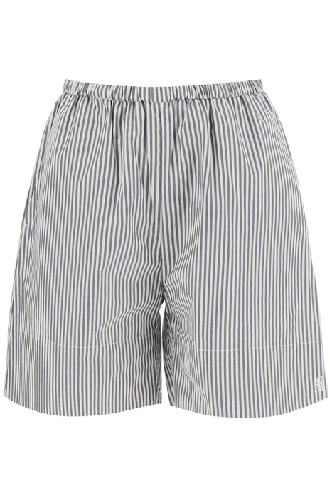 BY MALENE BIRGER "striped siona organic cotton shorts"