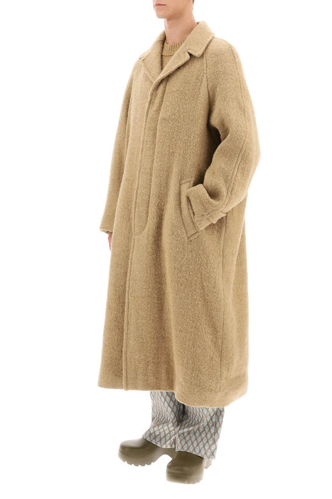 DRIES VAN NOTEN ridley monochrome tweed coat