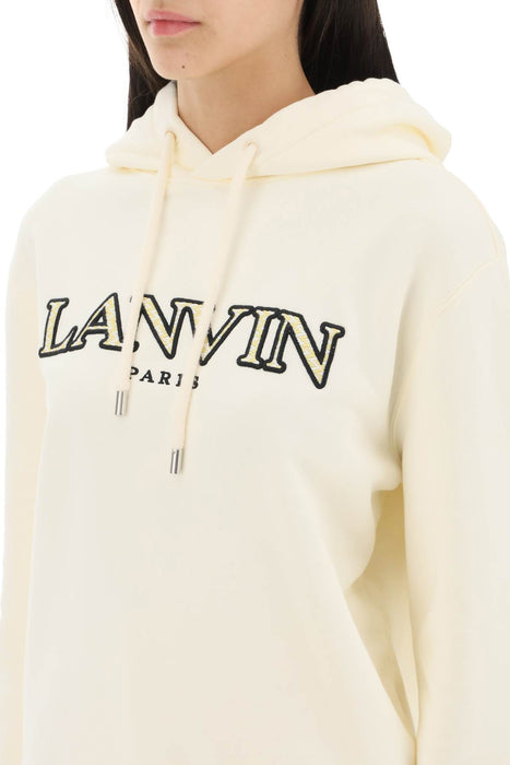 LANVIN curb logo hoodie