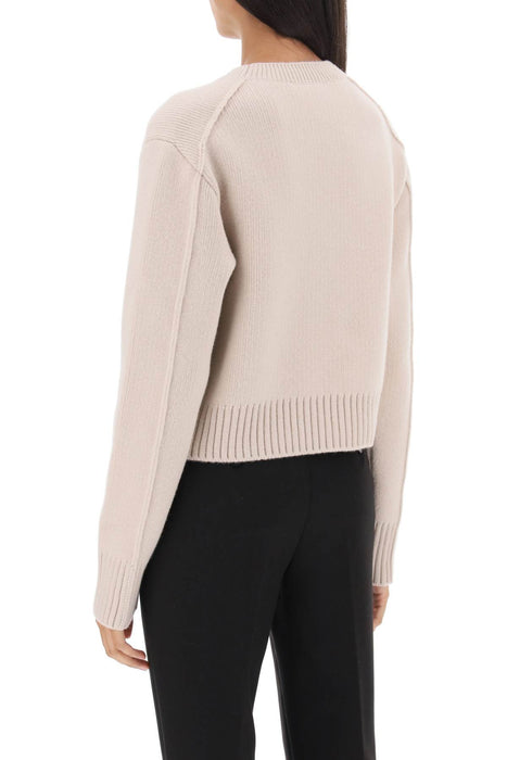 LANVIN cropped wool and cashmere sweater