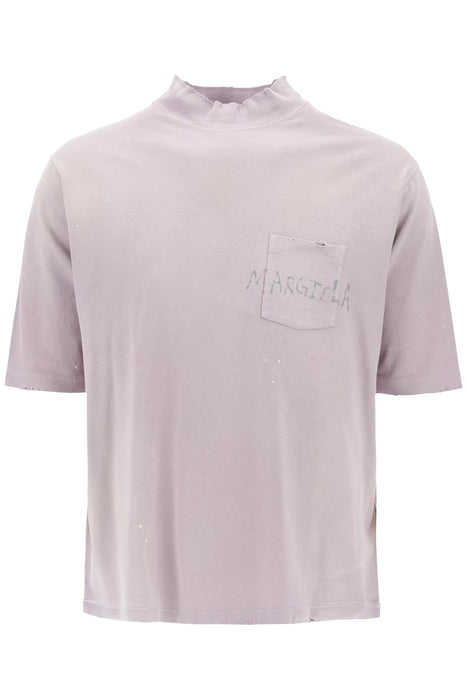 MAISON MARGIELA handwritten logo t-shirt with written text