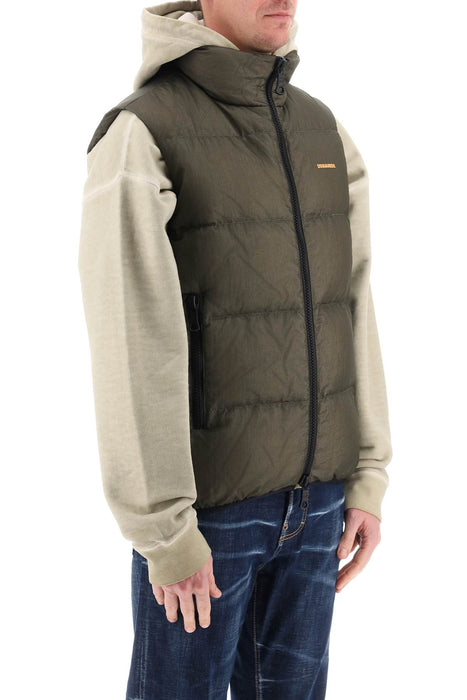 DSQUARED2 ripstop puffer vest