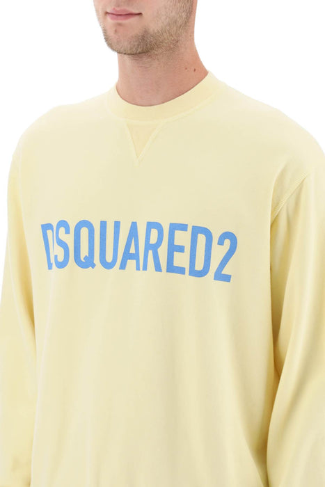 DSQUARED2 logo print sweatshirt