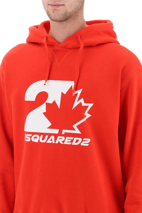 Dsquared2 printed hoodie