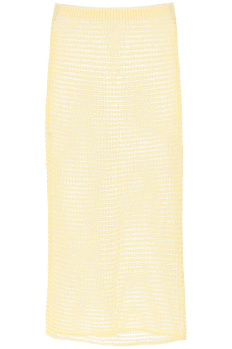 PALOMA WOOL "knitted midi skirt with perfor