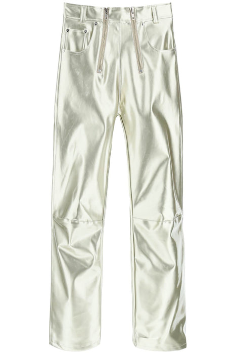Gmbh double zip vinyl pants