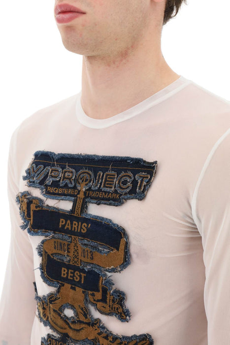 Y project paris' best long sleeve mesh t-shirt