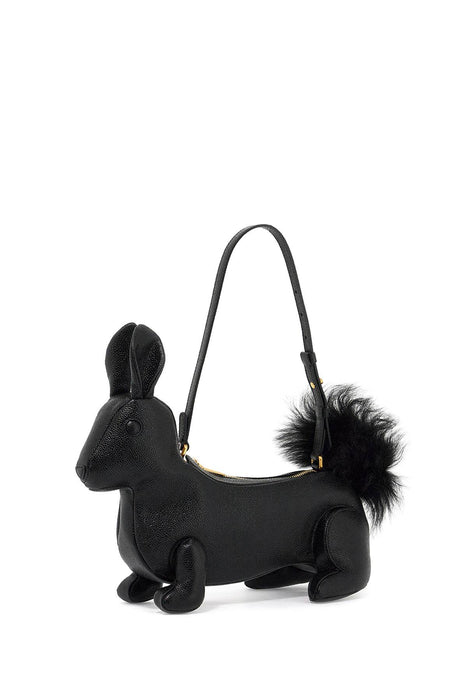 THOM BROWNE fur handbag with chain