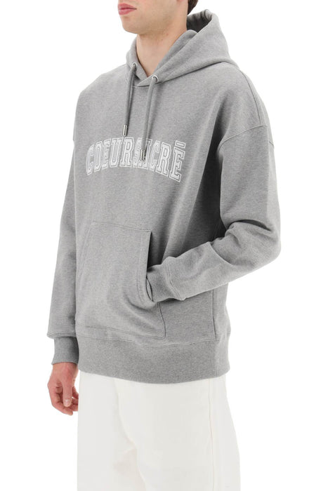 AMI ALEXANDRE MATIUSSI hoodie with lettering embroidery