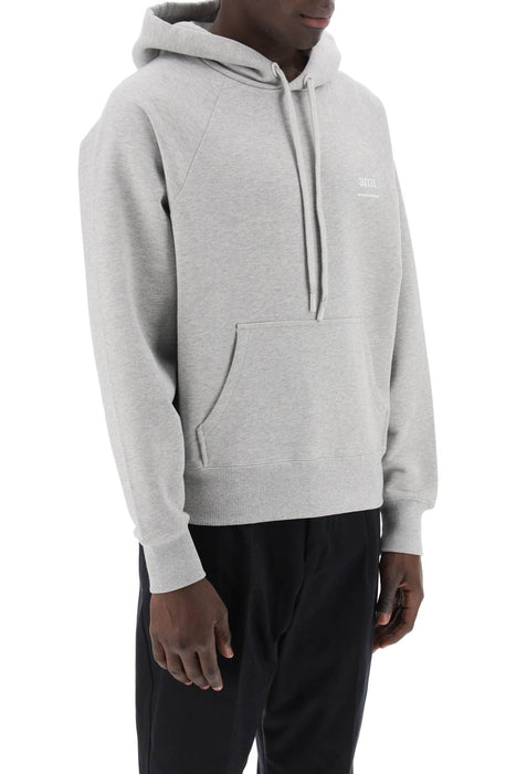 AMI ALEXANDRE MATIUSSI organic cotton hoodie with hood