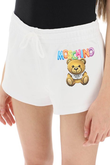 MOSCHINO logo printed shorts