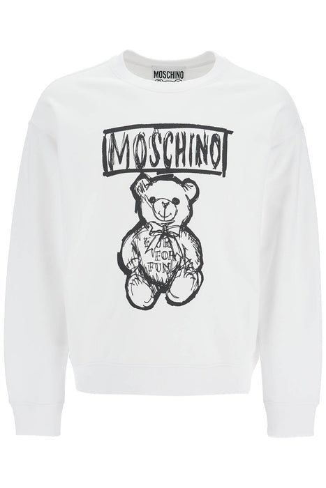 MOSCHINO teddy bear print sweatshirt