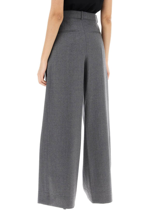 WARDROBE.NYC wide leg flannel trousers for men or