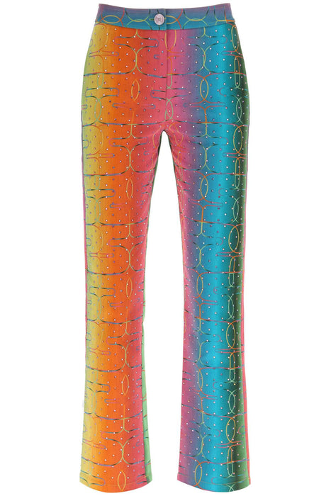 SIEDRES bery' multicolor rhinestone pants