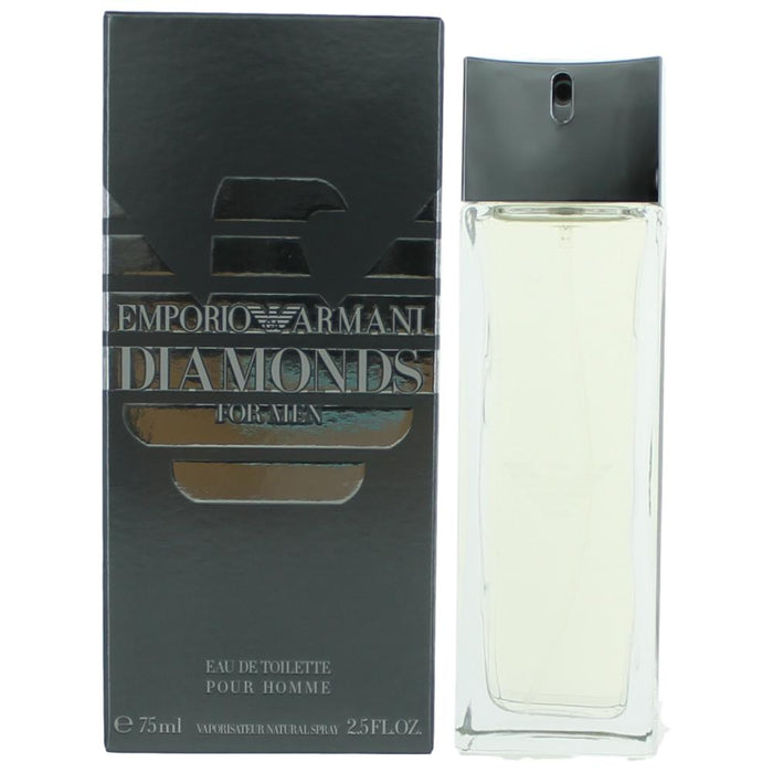 Emporio Armani Diamonds by Giorgio Armani, 2.5 oz Eau De Toilette Spray for Men