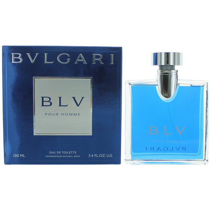 BLV Pour Homme by Bvlgari, 3.4 oz Eau De Toilette Spray for Men Bulgari