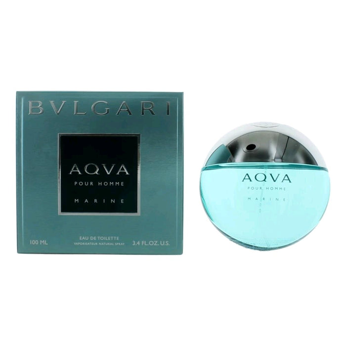 Aqva Marine by Bvlgari, 3.4 oz Eau De Toilette Spray for Men (Aqua)
