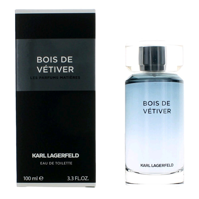 Bois De Vetiver by Karl Lagerfeld, 3.3 oz Eau De Toilette Spray for Men