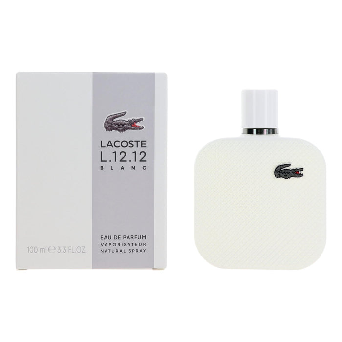 Lacoste L.12.12 White Blanc by Lacoste, 3.3 oz Eau De Parfum Spray for Men