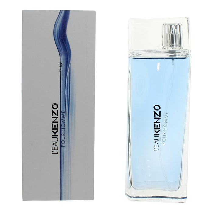 L'eau Kenzo Pour Homme by Kenzo, 3.4 oz Eau De Toilette Spray for Men