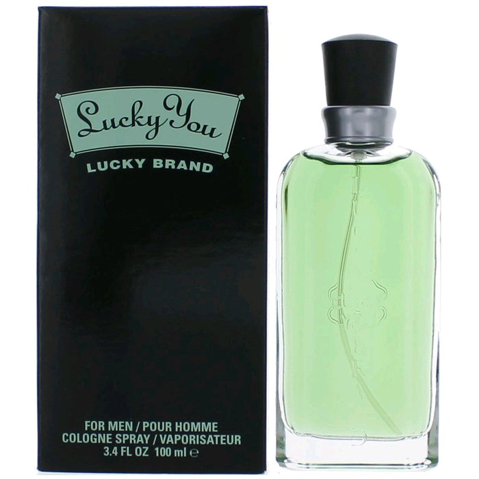 Lucky You by Lucky Brand, 3.4 oz Eau De Toilette Spray for Men