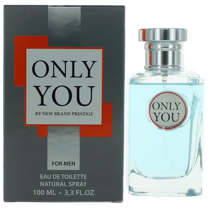 Only You by New Brand, 3.4 oz Eau De Toilette Spray for Men