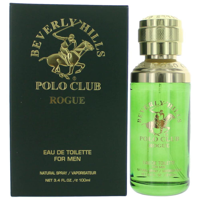 BHPC Rogue by Beverly Hills Polo Club, 3.4 oz Eau De Toilette Spray for Men