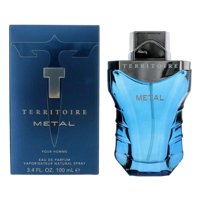 Territoire Metal by YZY, 3.4 oz Eau De Parfum Spray for Men