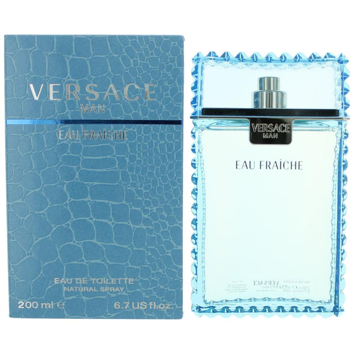 Versace Man Eau Fraiche by Versace, 6.7 oz Eau De Toilette Spray for Men