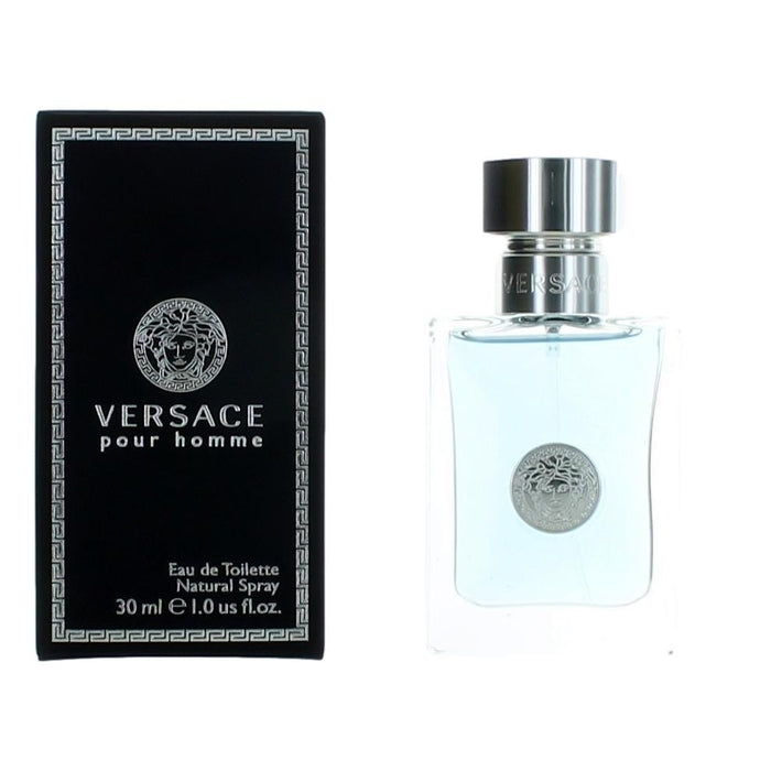 Versace Pour Homme by Versace, 1 oz Eau De Toilette Spray for Men