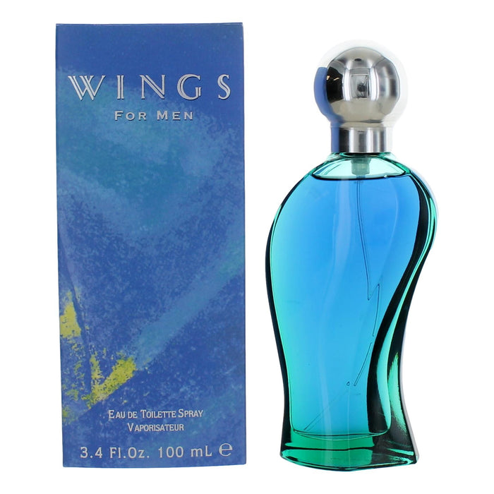 Wings by Wings, 3.4 oz Eau De Toilette Spray for Men