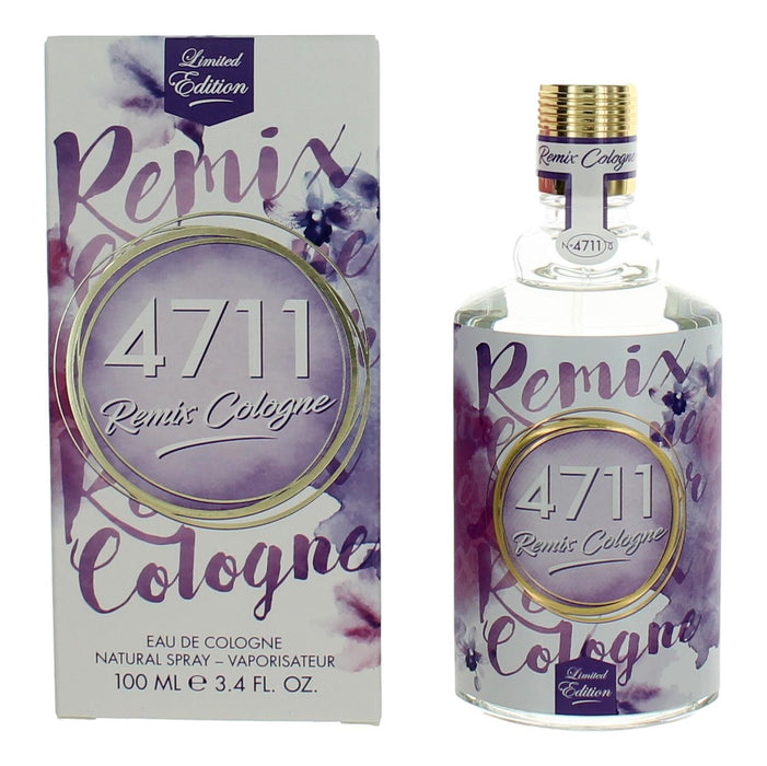 4711 Remix Cologne Lavender by Muelhens, 3.4 oz Eau De Cologne Spray Unisex