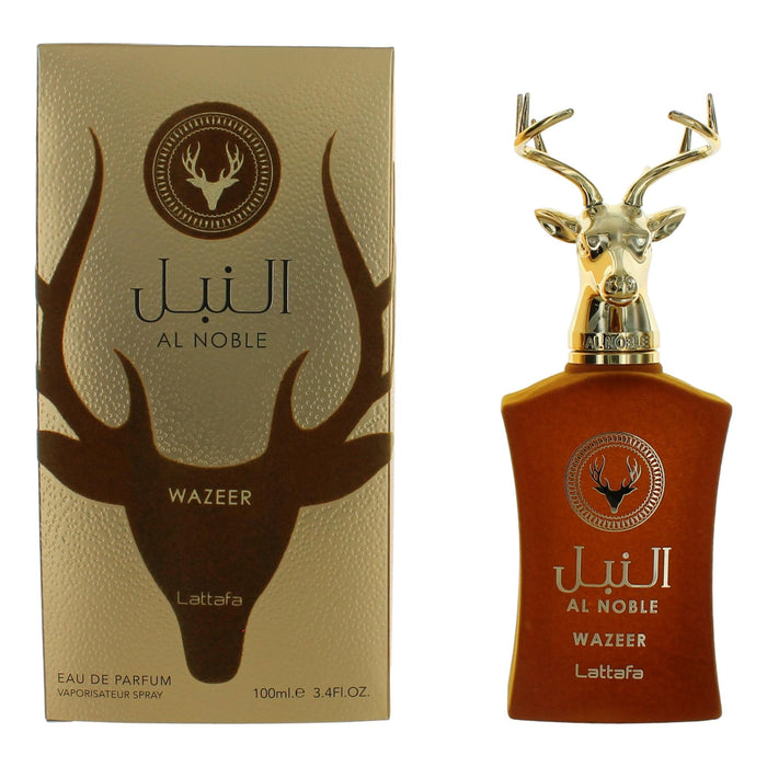 Al Noble Wazeer by Lattafa, 3.4 oz Eau De Parfum Spray for Unisex
