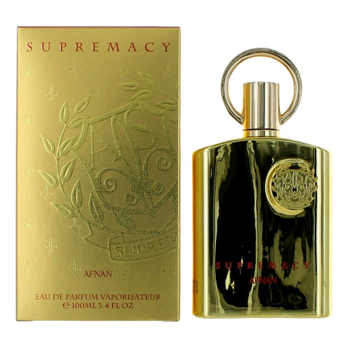 Supremacy Gold by Afnan, 3.4 oz Eau De Parfum Spray for Unisex