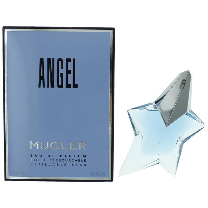 Angel by Thierry Mugler, .8 oz Eau De Parfum Spray Refillable for Women