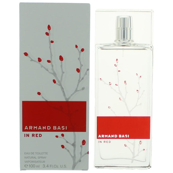 Armand Basi in Red by Armand Basi, 3.4 oz Eau De Toilette Spray for Women