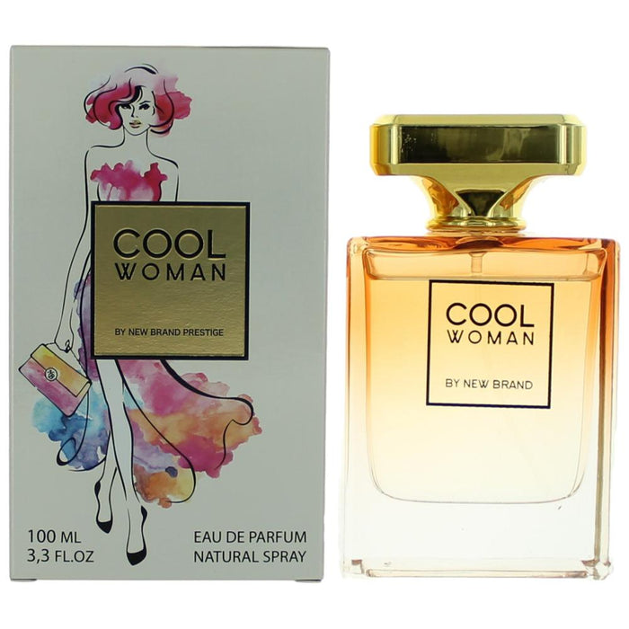 Cool Woman by New Brand, 3.3 oz Eau De Parfum Spray for Women